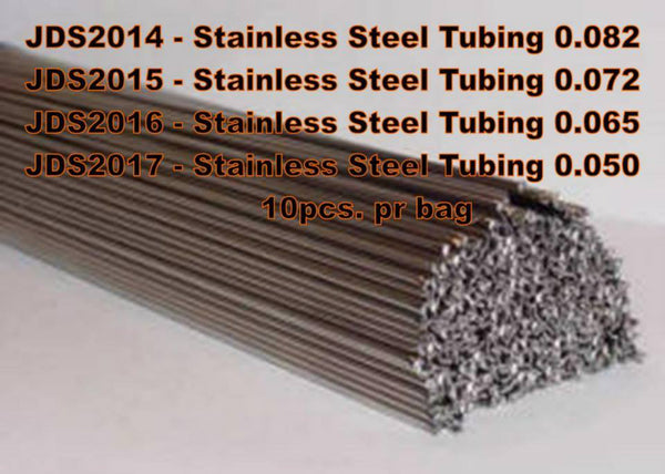 JDS SS Tubing .072 JDS 2015 bag (10 pieces per pack)