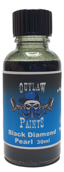 Black diamond pearl Outlaw Paints