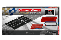 Check lane for split time measurement