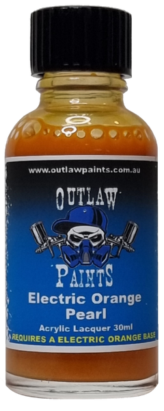 Electric orange pearl Outlaw Paints