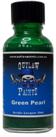 Green pearl Outlaw Paints