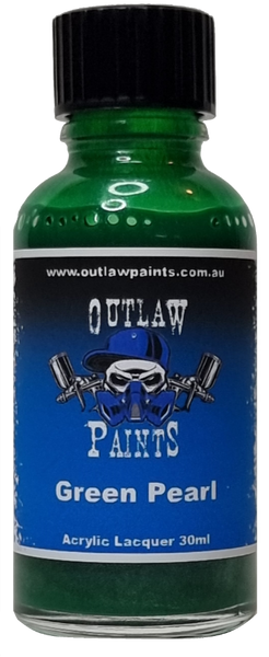 Green pearl Outlaw Paints