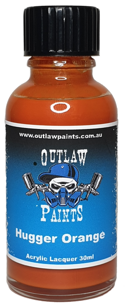 Hugger orange Outlaw Paints