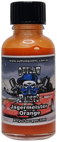 Jagermeister orange Outlaw Paints