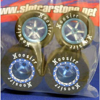 MAR6768N - Drag Tire set - NAVY BLUE Rims