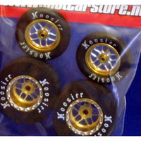 MAR7768G - Winn Lite Drag Tire set GOLD Rims