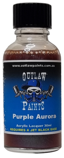 Purple aurora Outlaw Paints