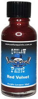 Red velvet Outlaw Paints