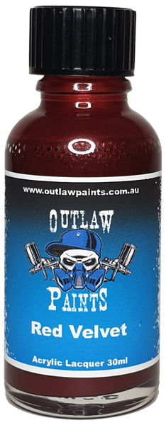 Red velvet Outlaw Paints